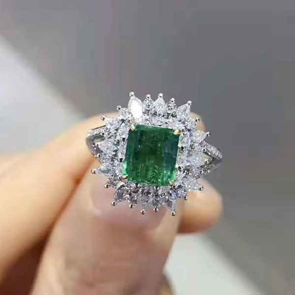 Luxury Green CZ Rings